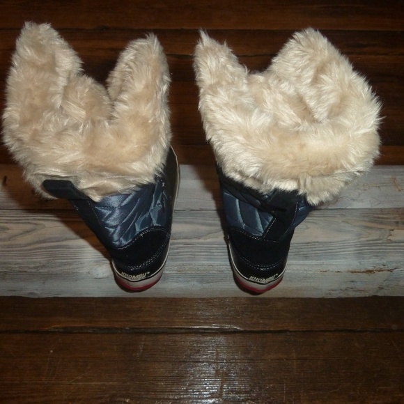 Khombu Melanie Boots Winter Snow Insulated Hunting Outdoor Fur Rain Rubber 6 - Picture 6 of 7